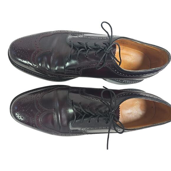 Vintage Florsheim Royal Imperial 97628 Kenmoor Wingtip Longwing Shoes 8.5 D main image 10